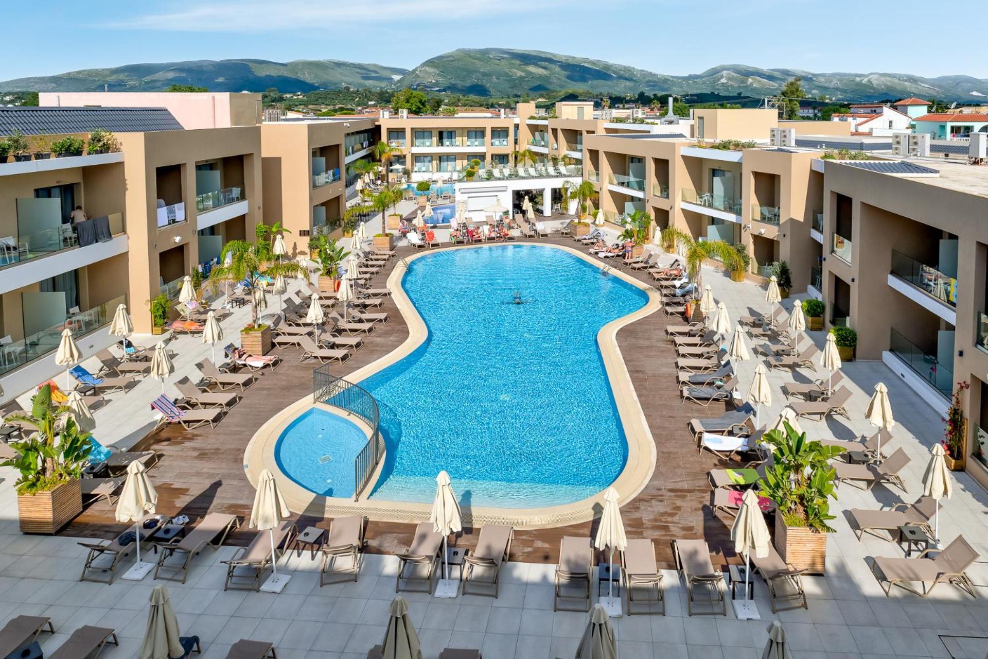 White Olive Elite Laganas Hotell Eksteriør bilde