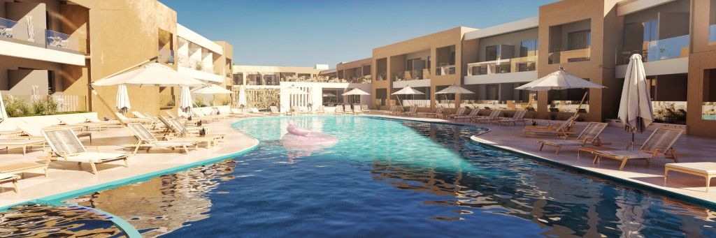 White Olive Elite Laganas Hotell Eksteriør bilde