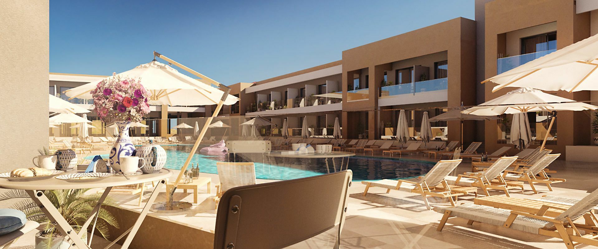 White Olive Elite Laganas Hotell Eksteriør bilde